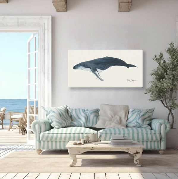 Whale-canvas-in-beach-