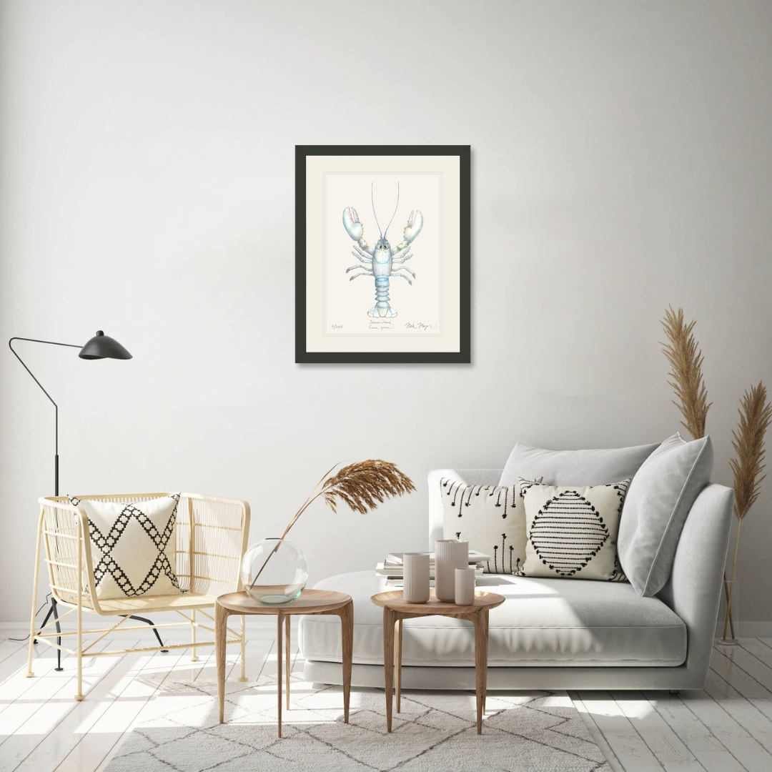 Albino Lobster Limited Edition Print