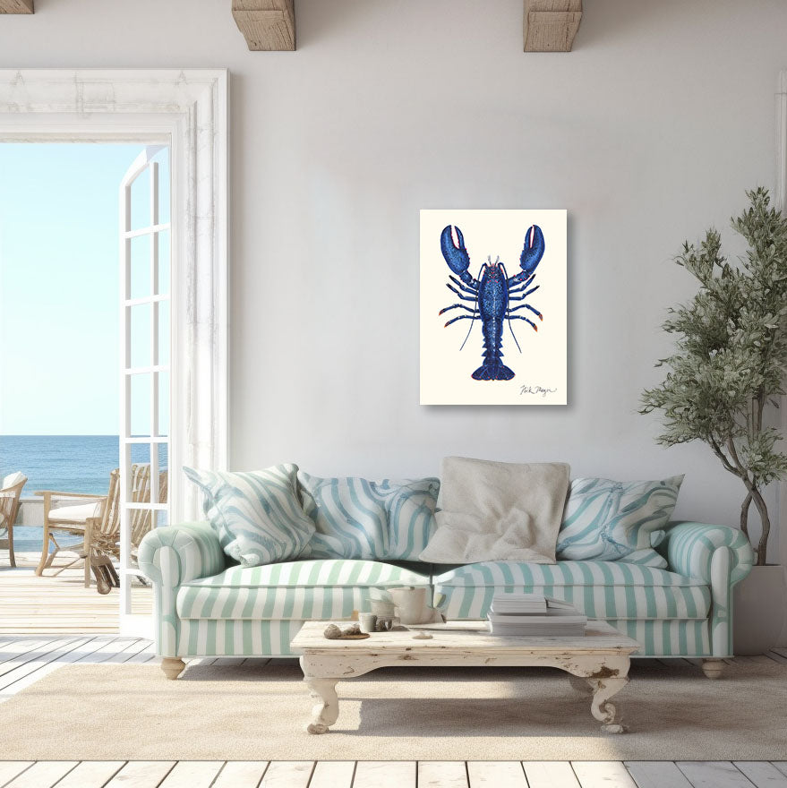 NEW! Blue Lobster II Canvas Wrap gooten