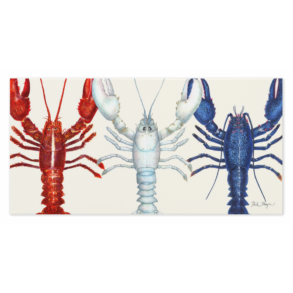 🎁 American Lobsters Trio Canvas Wrap (100% off)