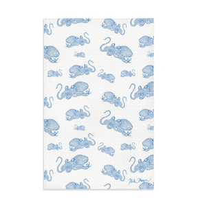 Blue Octopus I Soft Kitchen Towel - NEW for Fall 2023!