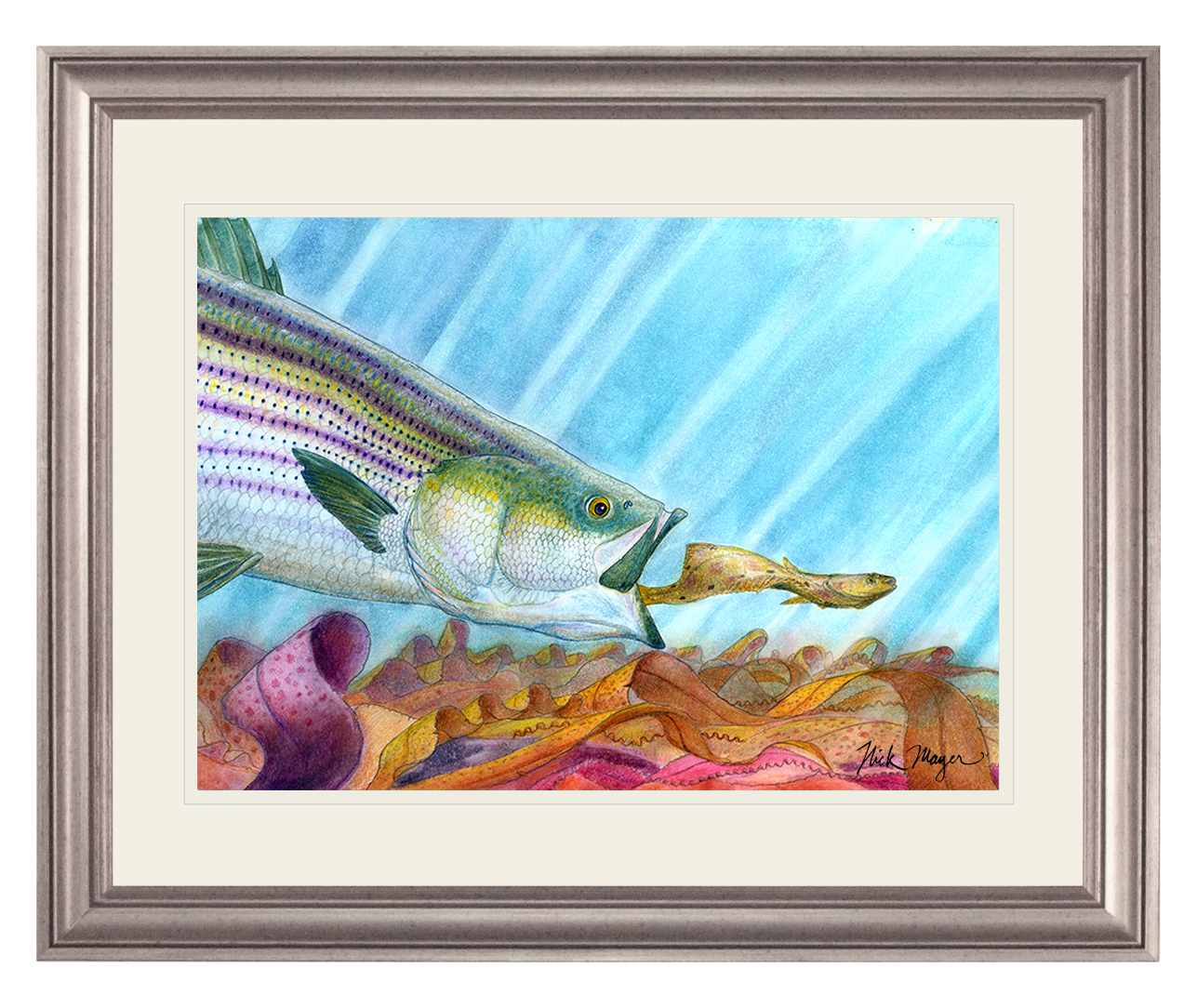 Striper and Flounder Limited Edition Print