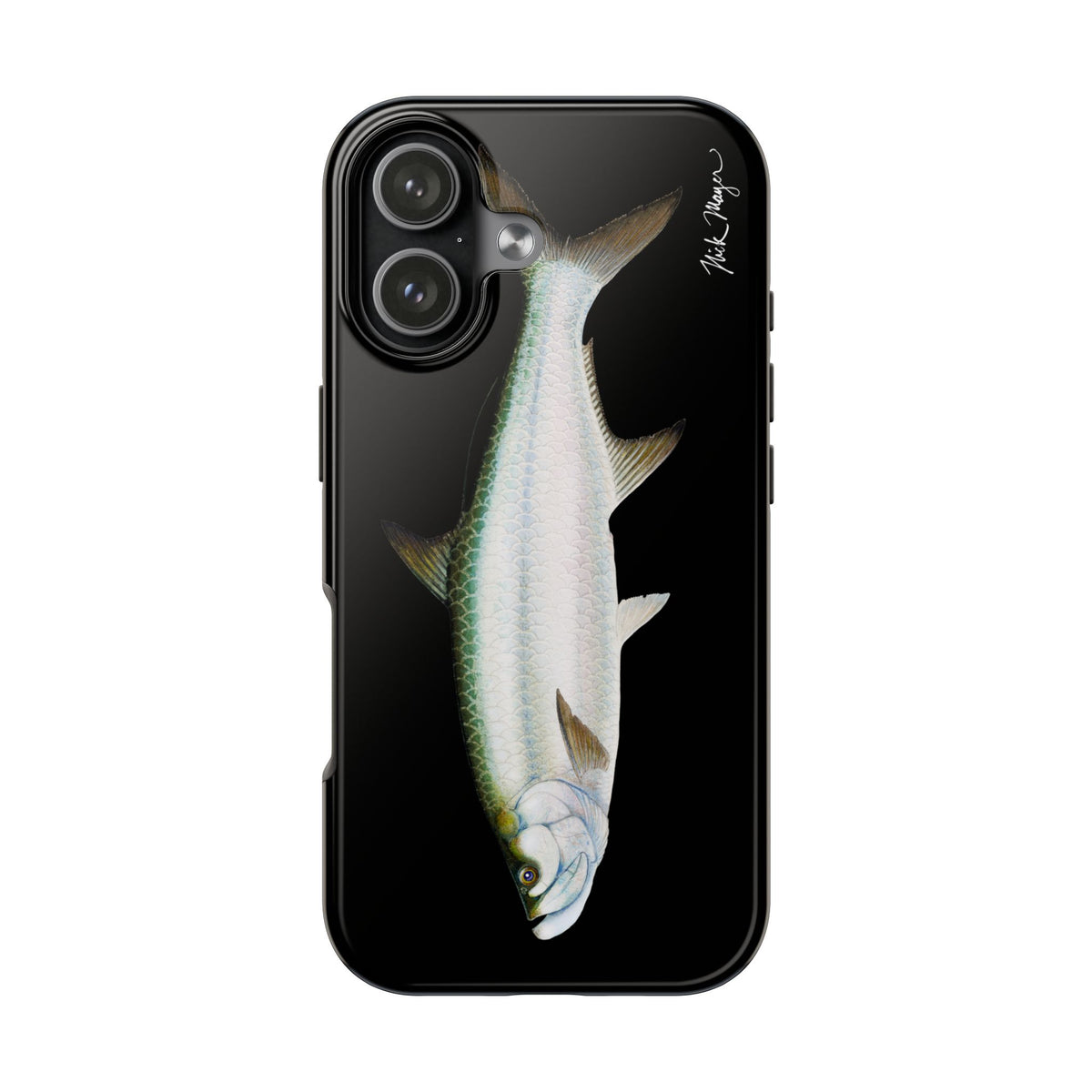 Tarpon Black iPhone 16 Phone Case - Clearance/ Final Sale Nick Mayer
