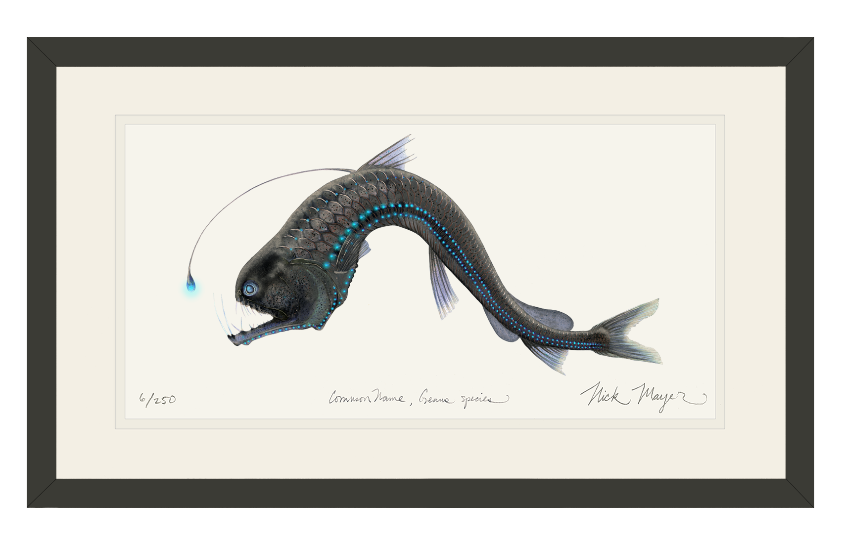 Viperfish Limited Edition Print, New for March 2026!