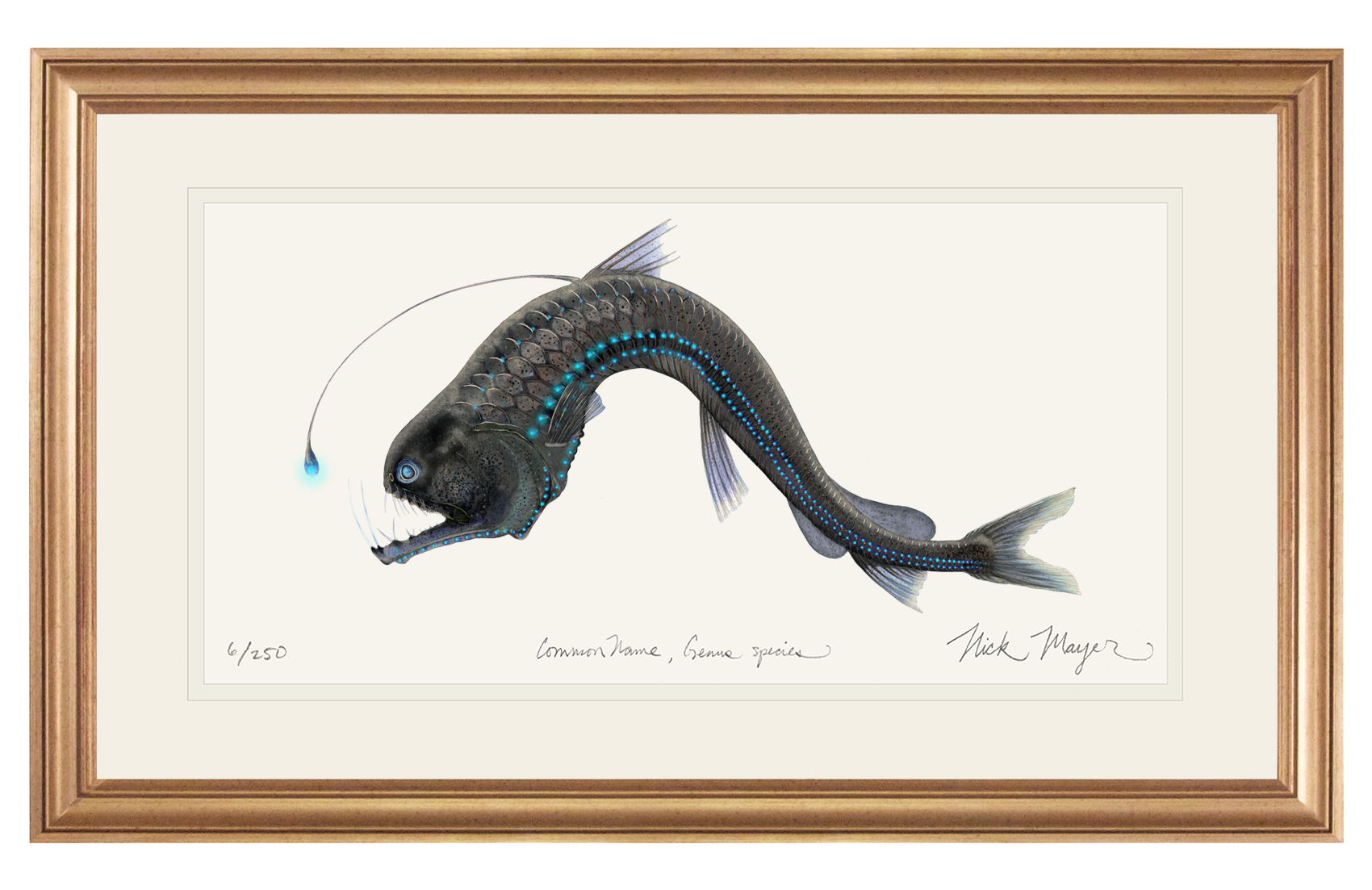 Viperfish Limited Edition Print, New for March 2026!