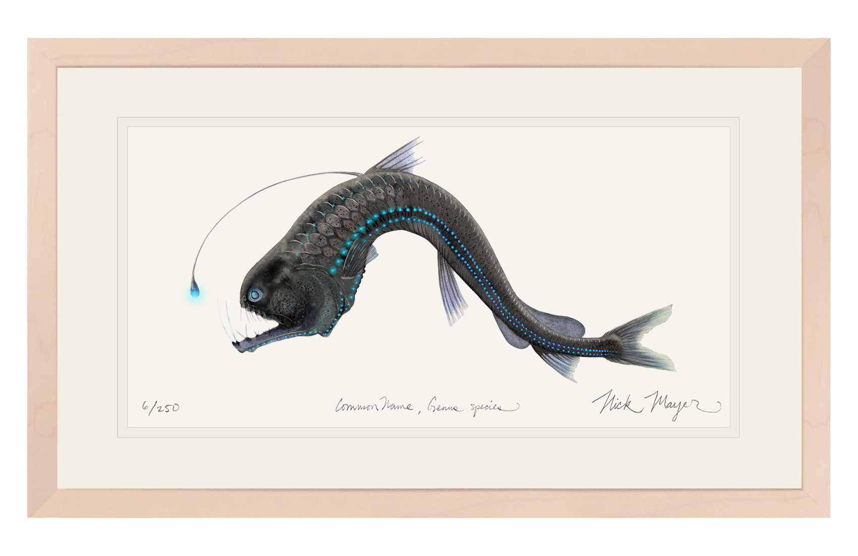 Viperfish Limited Edition Print, New for March 2026!