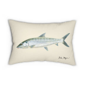 Bonefish Throw Pillow