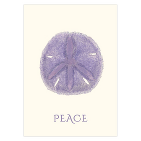 Peace Sand Dollar Holiday Cards