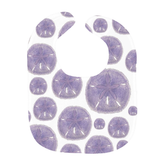 Purple Sand Dollar Baby Bib