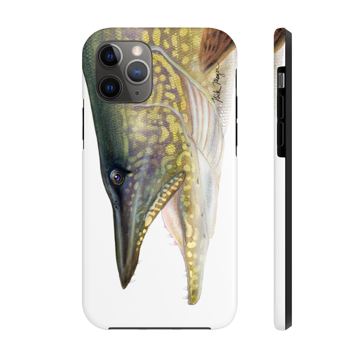 Northern Pike Face Phone Case (iPhone)