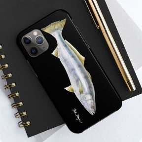 White Sea Bass Phone Case (iPhone) - black