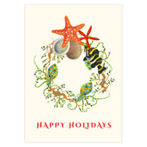 Nautical Wreath Holiday Cards