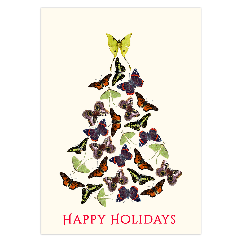 Butterfly Tree Holiday Cards
