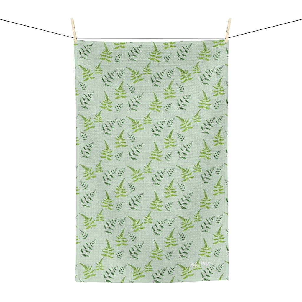 Green Ferns Soft Kitchen Towel