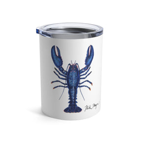 Blue Lobster 3, 10 oz Steel Tumbler