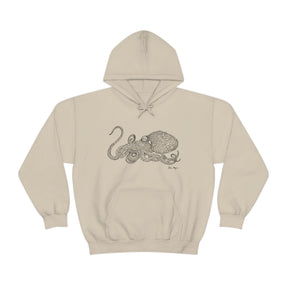 Octopus Drawing Warm Hoodie