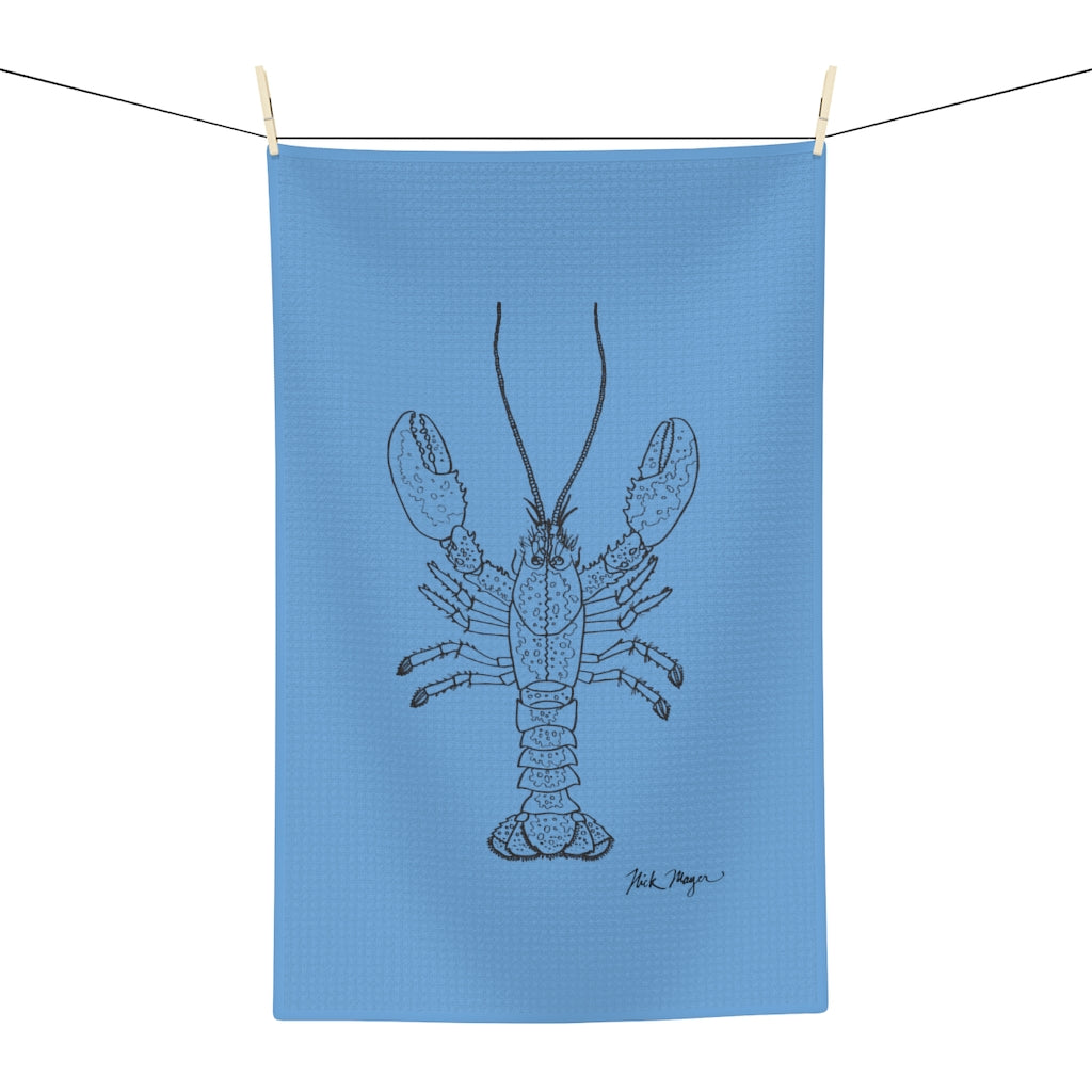 Lobster Drawing Soft Kitchen Towel
