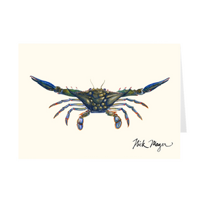 Blue Crab II Notecards