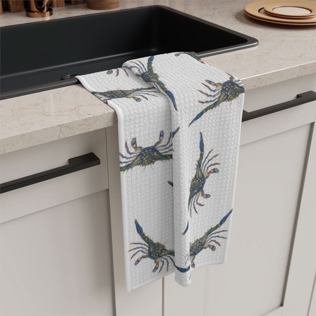Blue Crabs Soft Kitchen Towel