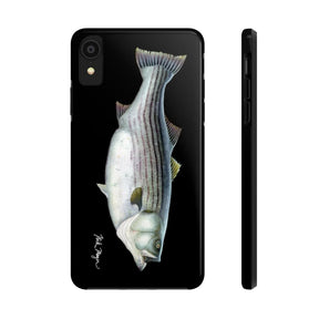 Cow Striper Phone Case (iPhone) - black