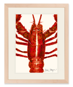 Red Lobster Closeup Print