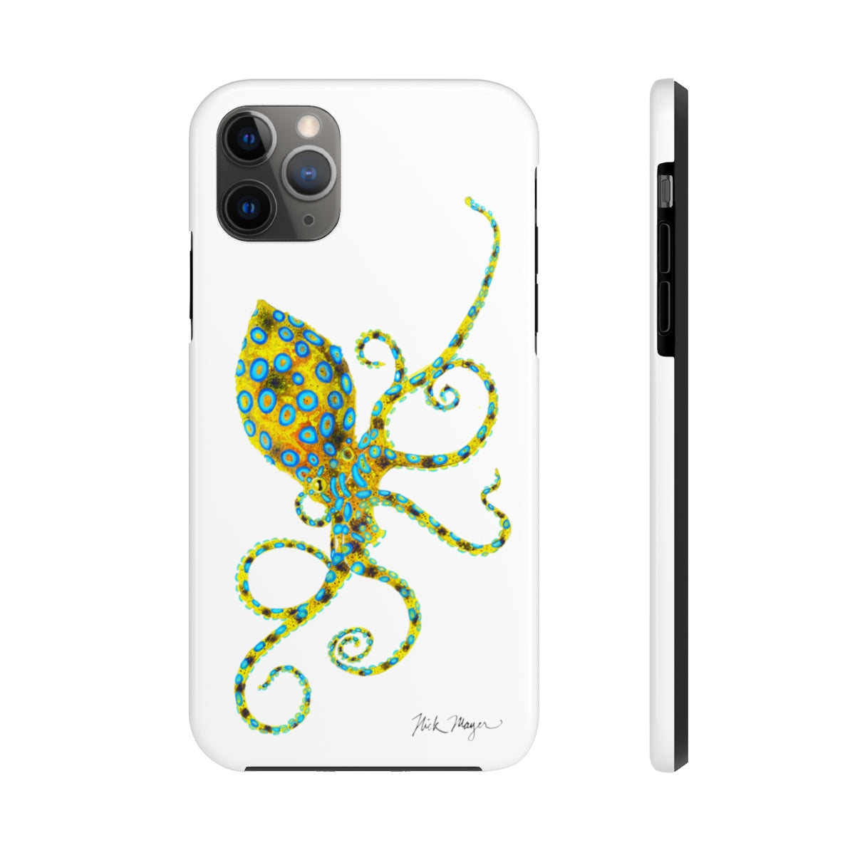 Blue Octo Buddy Accessories Phone Case