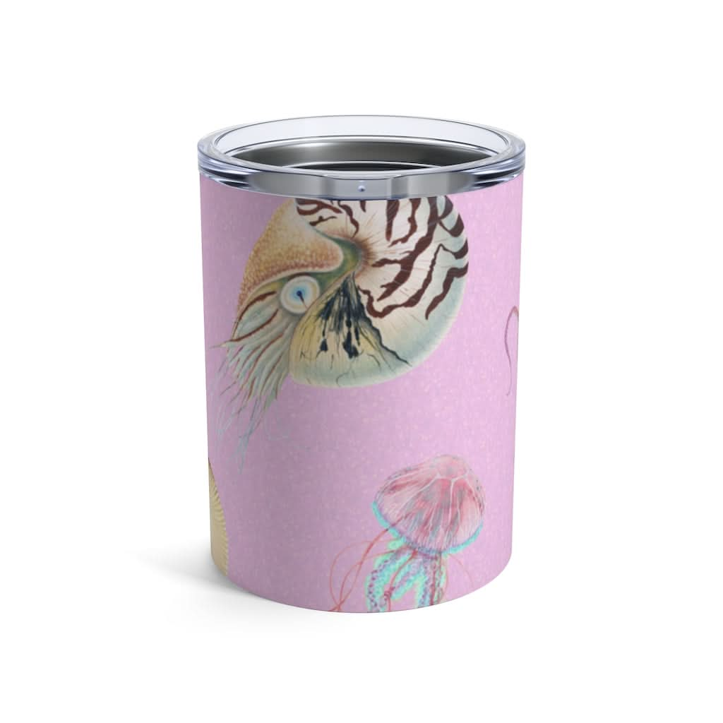 Pink Nautilus, 10 oz Steel Tumbler