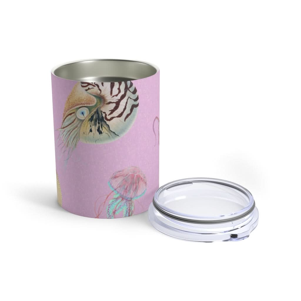 Pink Nautilus, 10 oz Steel Tumbler