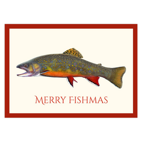 Brook Trout Fishmas Cards