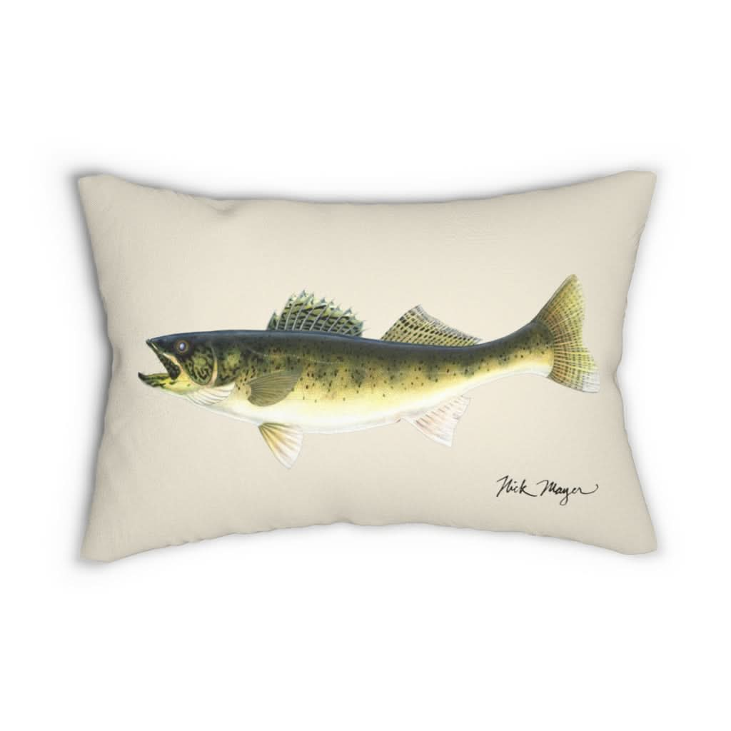 Walleye Throw Pillow