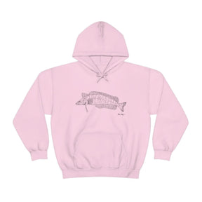 Giant Kelpfish Drawing Warm Hoodie