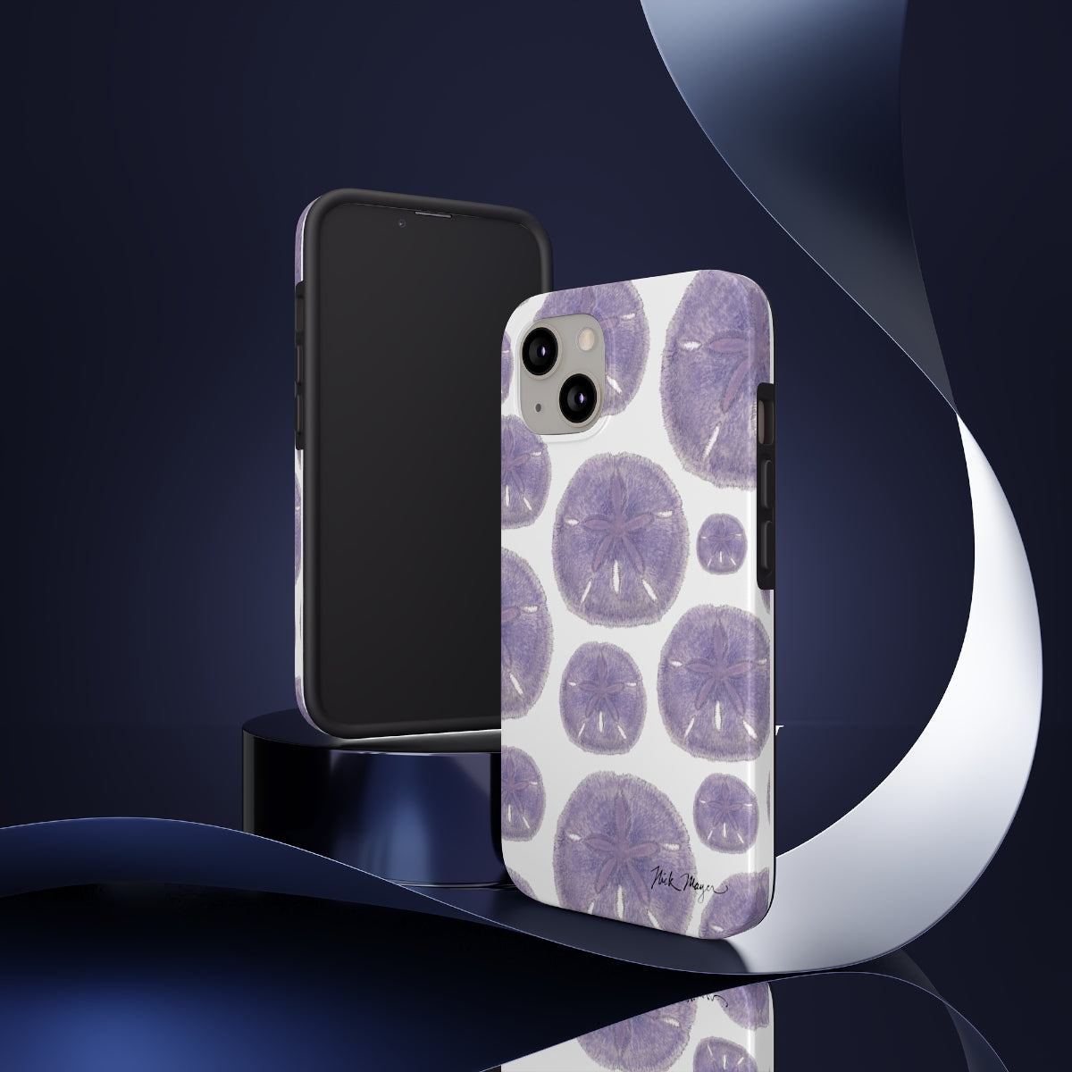 Purple Sand Dollars Phone Case (iPhone)