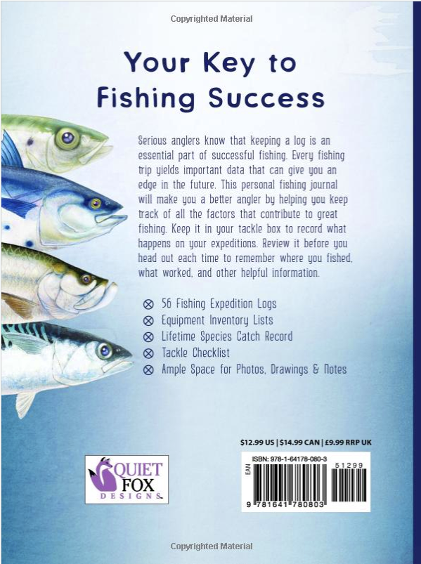 An Angler's Journal: Track & Improve Your Fishing Success