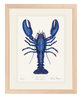 Blue Lobster II Print - Best Seller