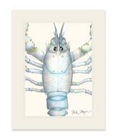 White Lobster Closeup Print