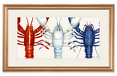 American Lobsters Trio Print