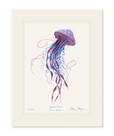 Purple Jellyfish II Print