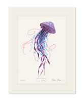 Purple Jellyfish II Print - Best Seller