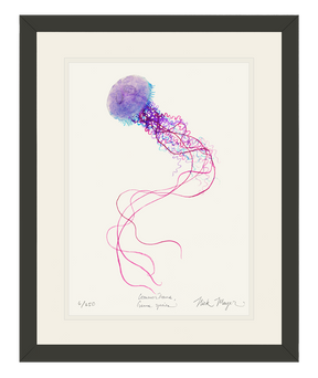 Purple Jellyfish I Print