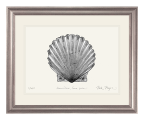 Scallop Print (b&w)