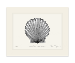 Scallop Print (b&w)