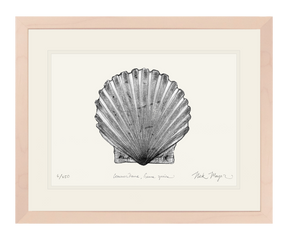 Scallop Print (b&w)