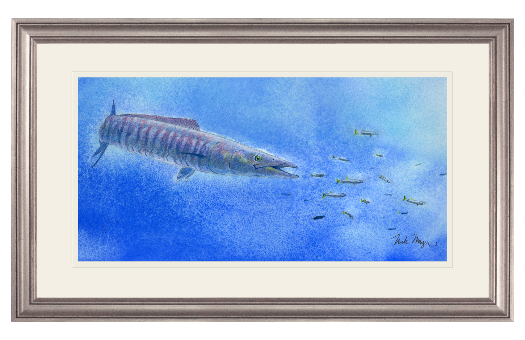 Wahoo Scene Print