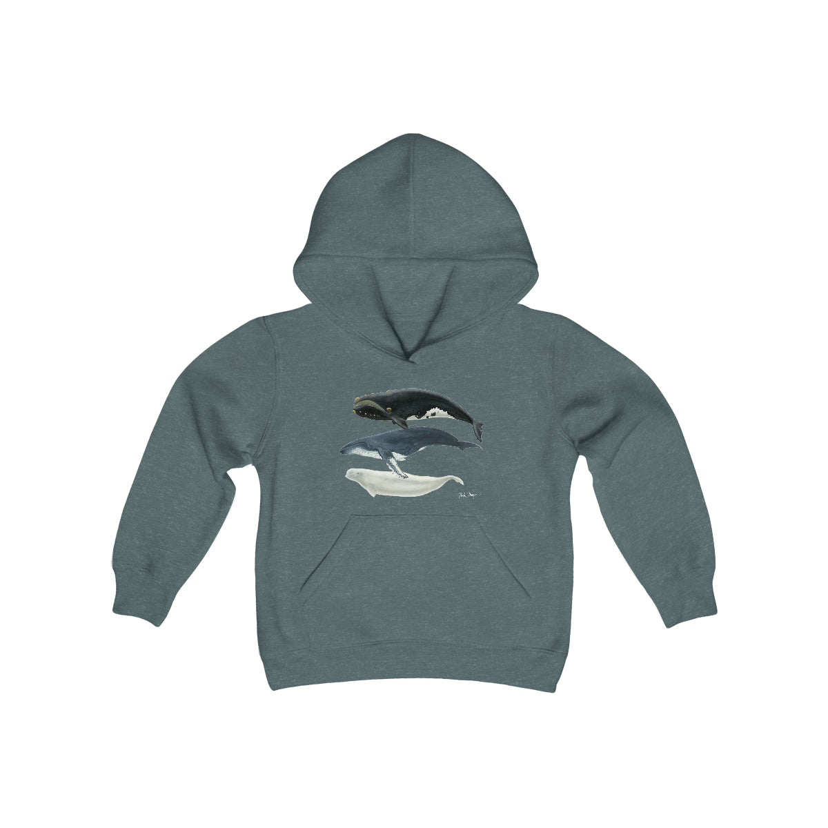 3 Whales Youth Warm Hoodie