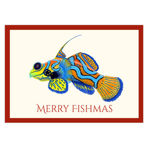 Mandarinfish Fishmas Cards
