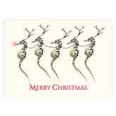 Santa's Seahorses Christmas Cards NEW