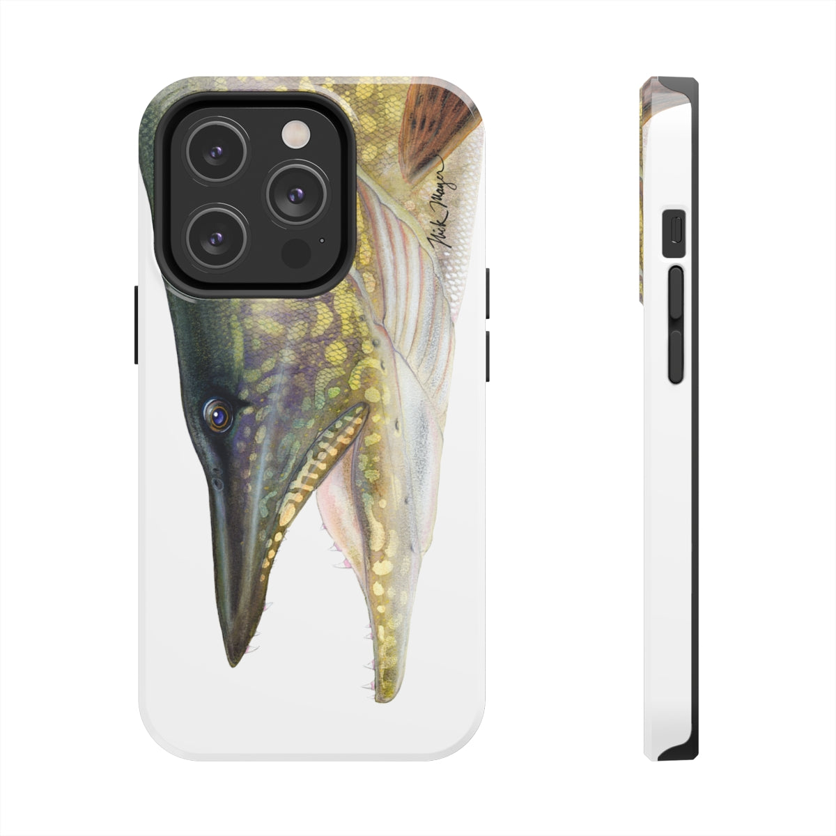 Northern Pike Face Phone Case (iPhone)