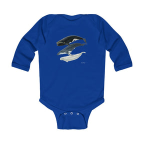 3 Whales Infant Long Sleeve Bodysuit
