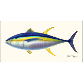 Yellowfin Tuna Metal Print, NEW!