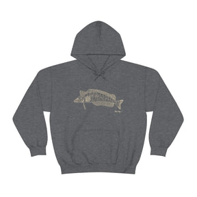 Giant Kelpfish Drawing Warm Hoodie